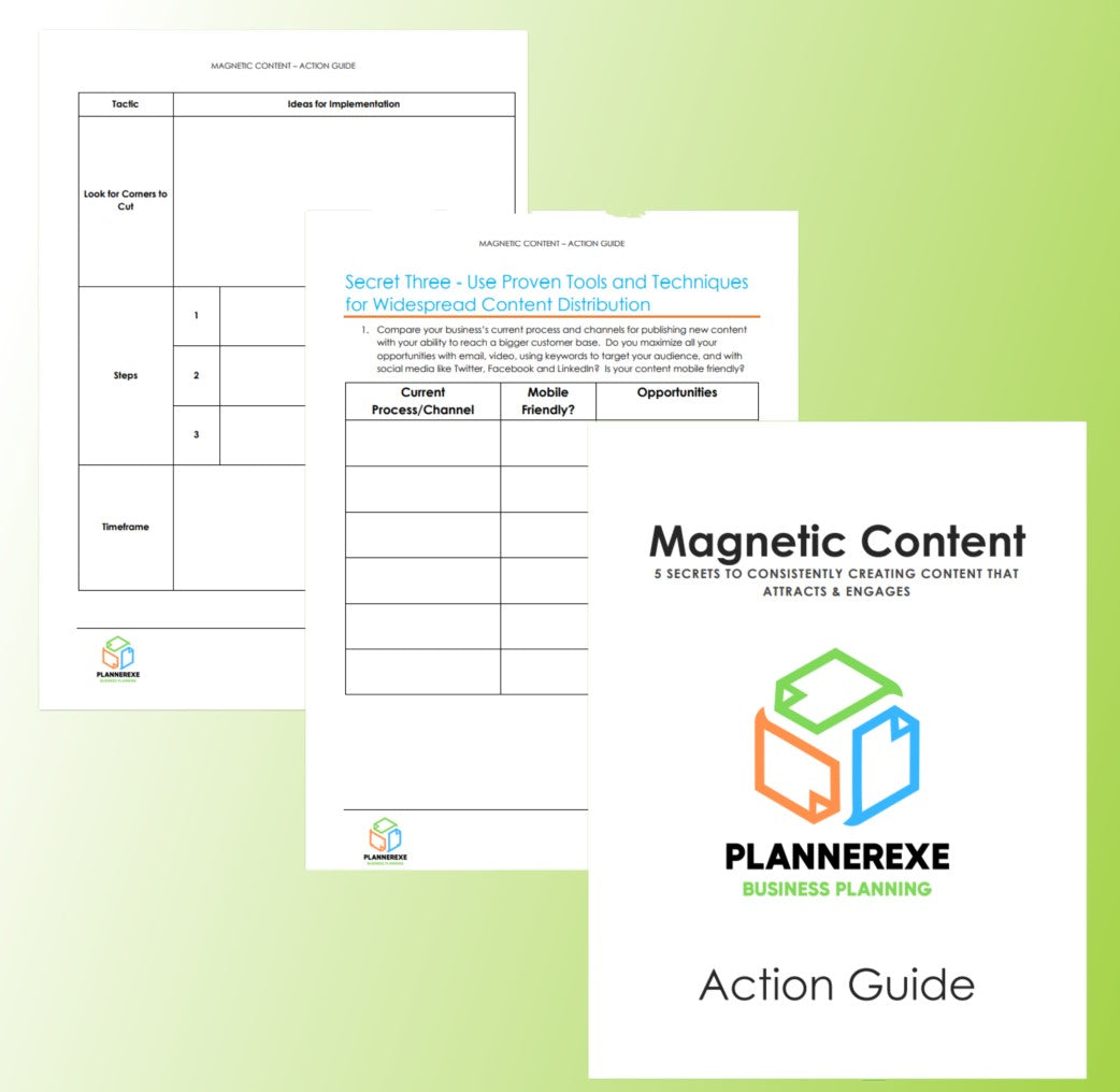 engaging business Content Guide and Templates