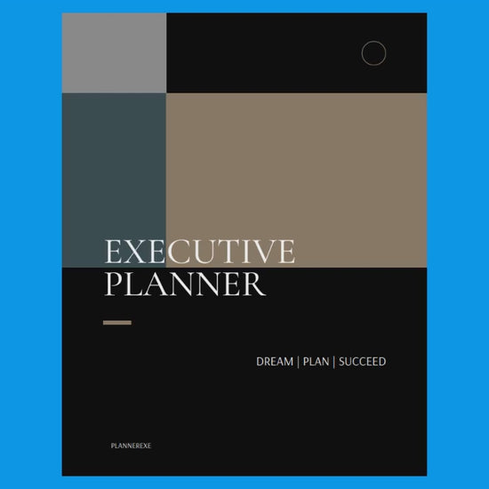 executive business planner yearly monthly weekly daily